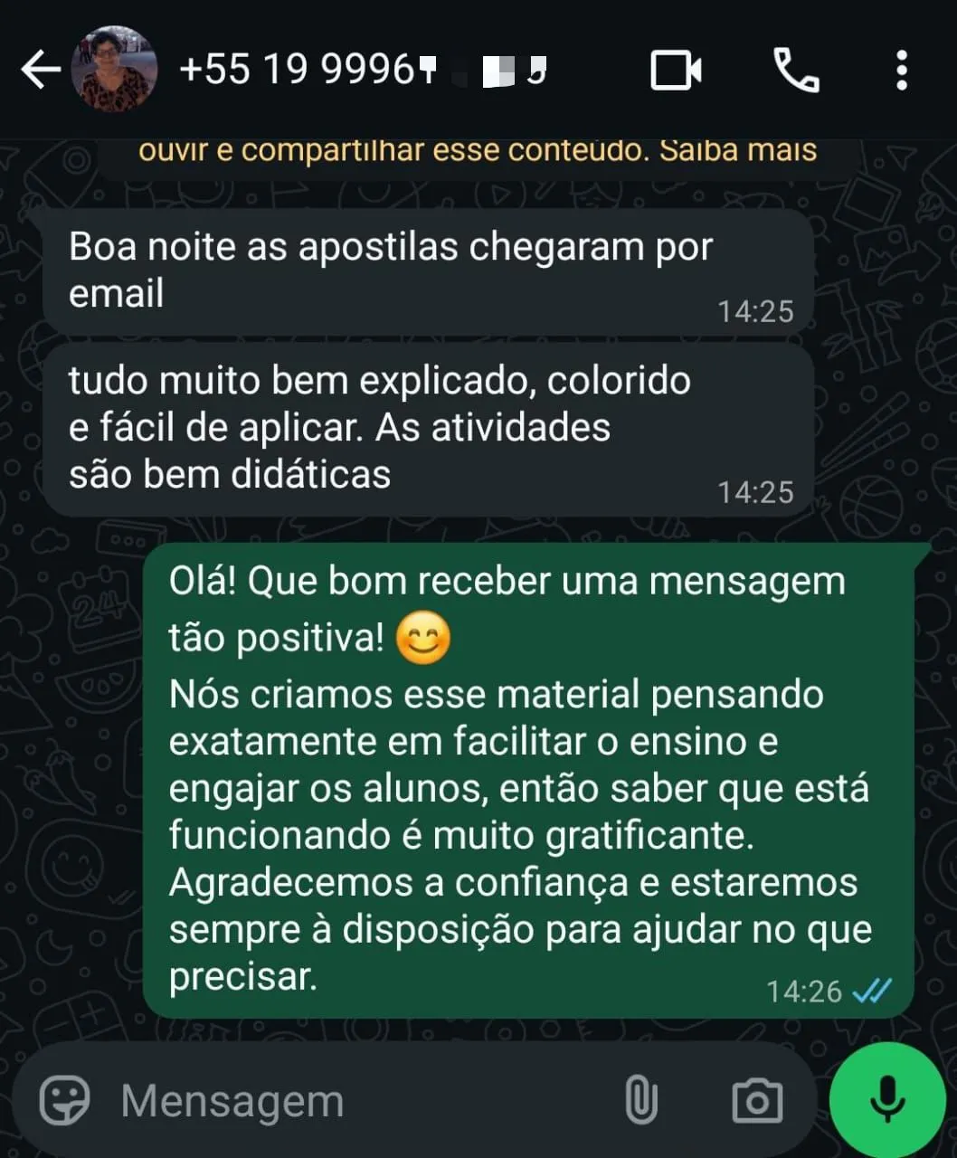 Depoimento de cliente sobre transformação financeira